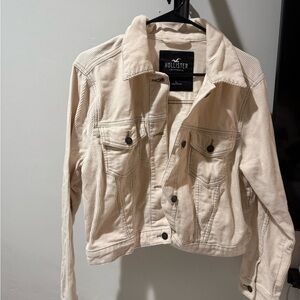 Hollister Women's Beige Corduroy Jacket